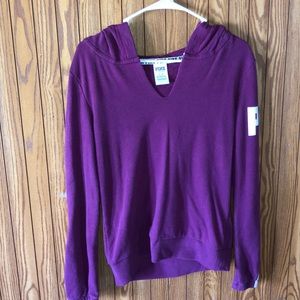 Pink long sleeve hoodie